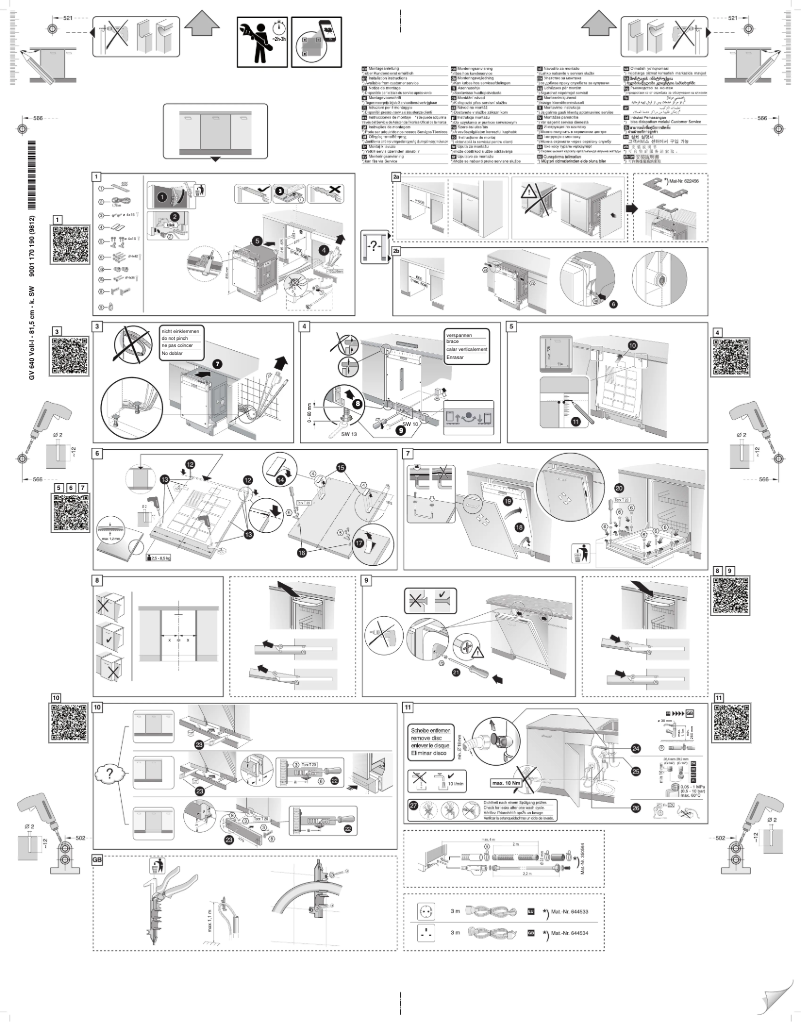 Page n°1 - Guide d'installation Siemens SN636X07IE