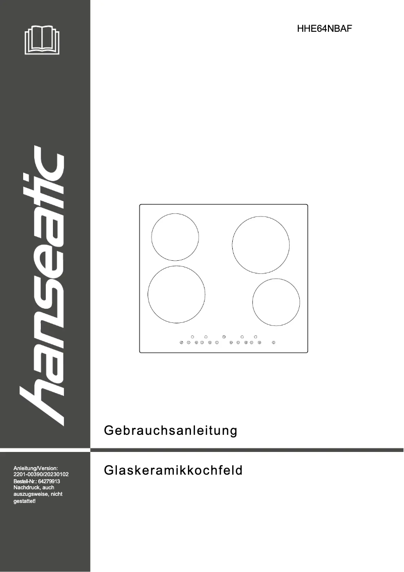 Página 1 del manual Manual de usuario Hanseatic HHE64NBAF