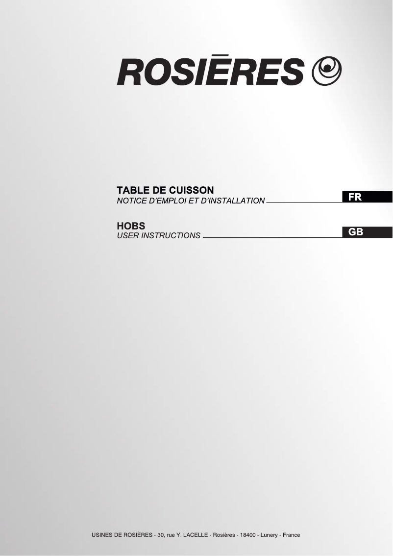 Image de la première page du manuel de l'appareil RH 64 DCT/1