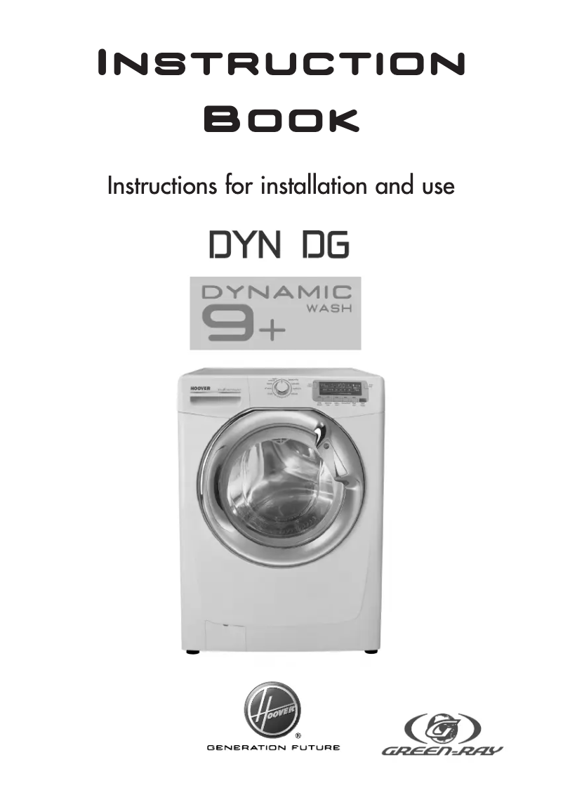 Page n°1 - Manuel utilisateur Hoover DYN9164DPG/L1