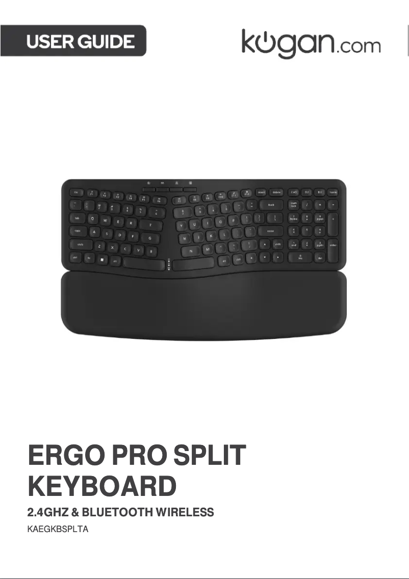 Image de la première page du manuel de l'appareil KAEGKBSPLTA