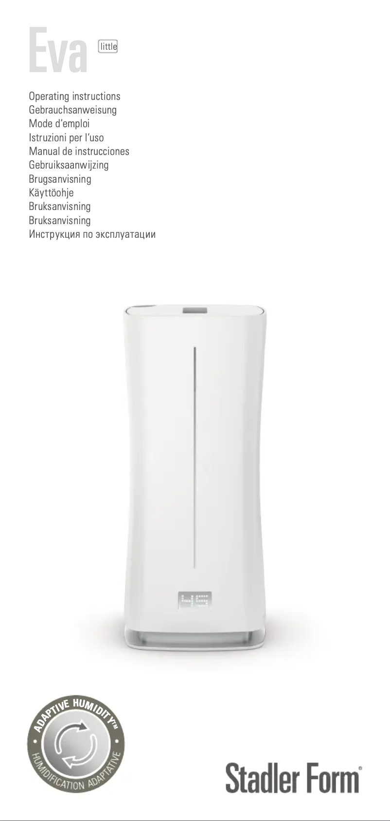 Image de la première page du manuel de l'appareil Eva Little