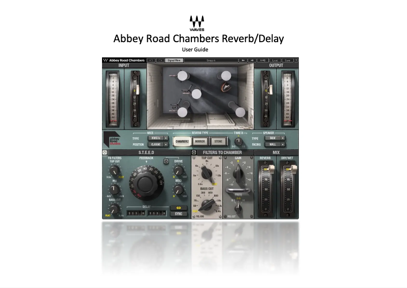 Page 1 de la notice Manuel utilisateur Waves Abbey Road Chambers Rever