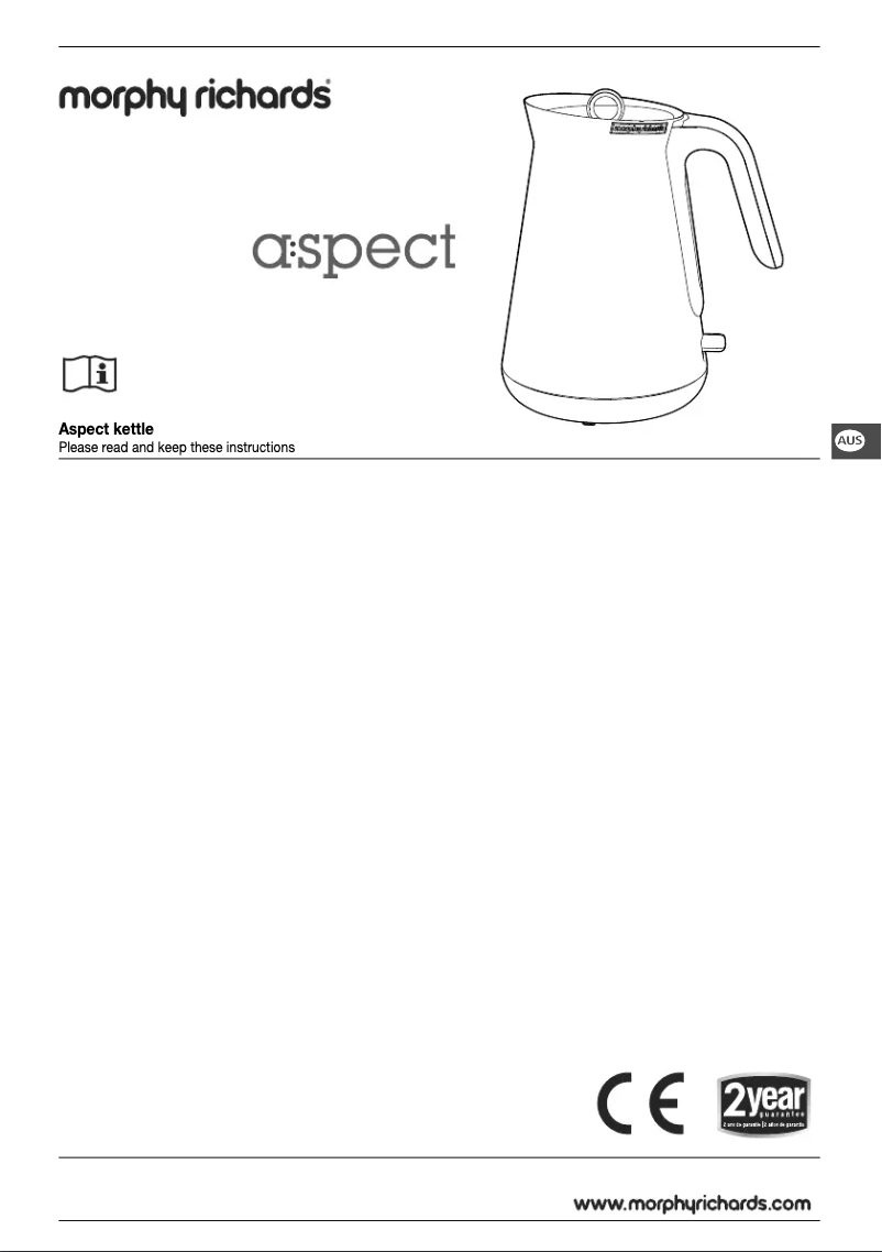 Imagen de la primera página del manual del dispositivo Aspect 100024