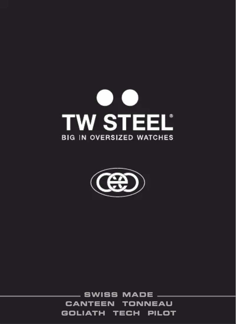 Page n°1 - Manuel utilisateur TW Steel CE1005 CEO Canteen