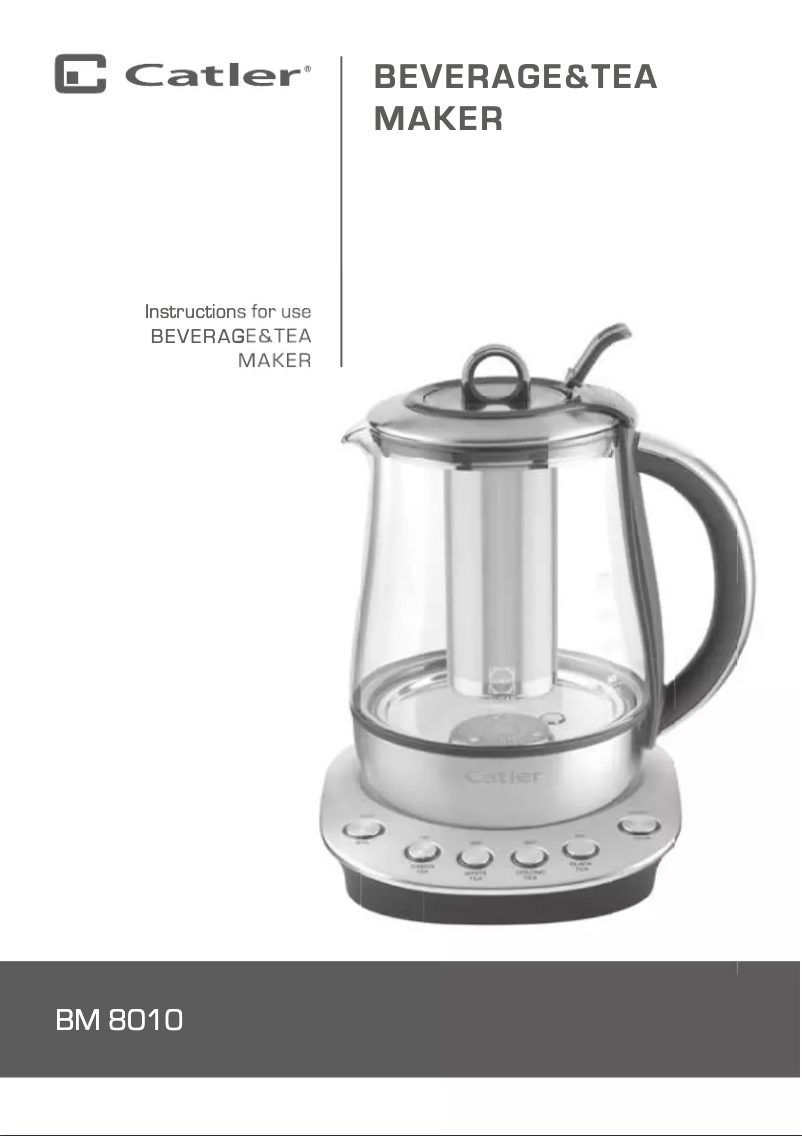 Página 1 del manual Manual de usuario Catler BM 8010