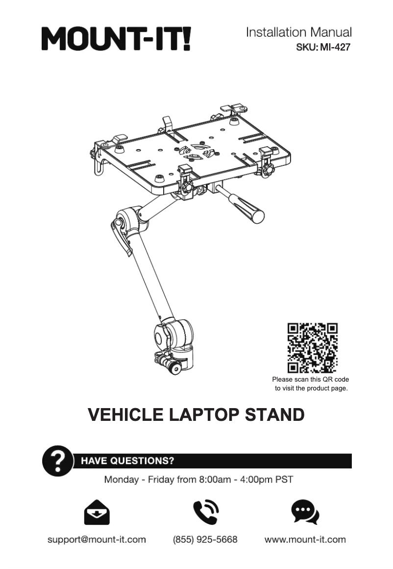 Image de la première page du manuel de l'appareil MI-427