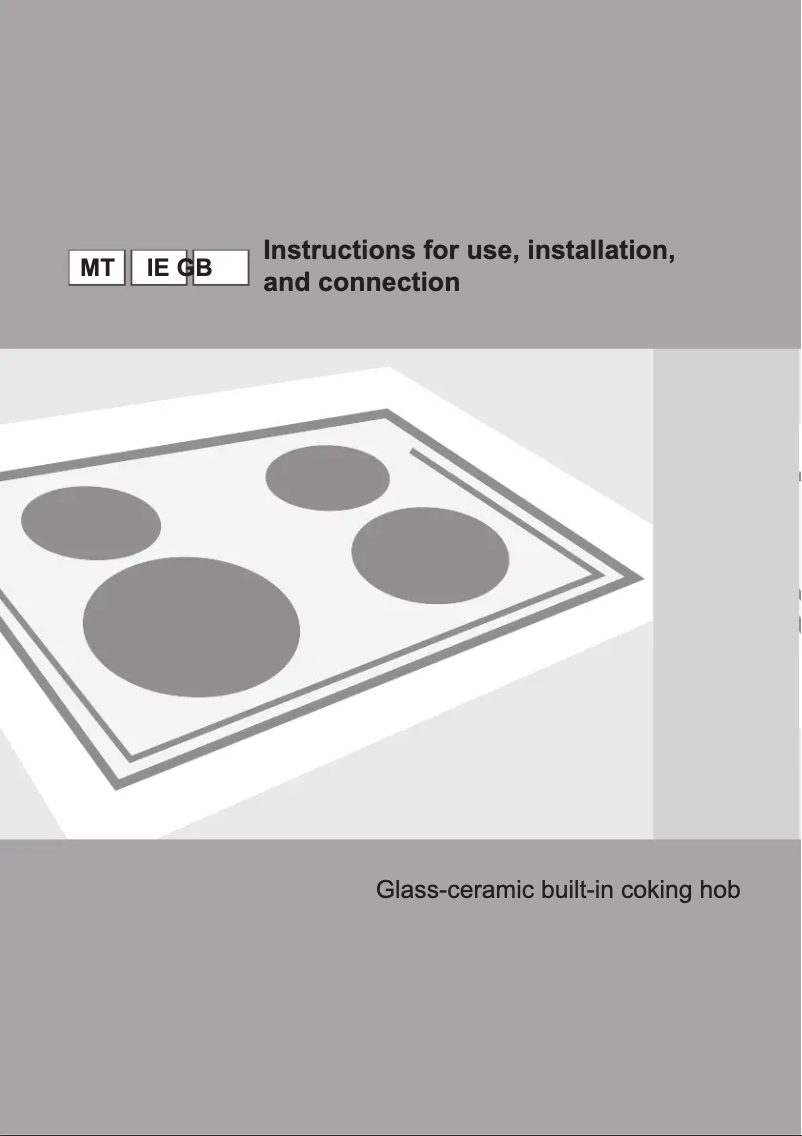 Page 1 de la notice Guide d'installation Gorenje ECT693CSC