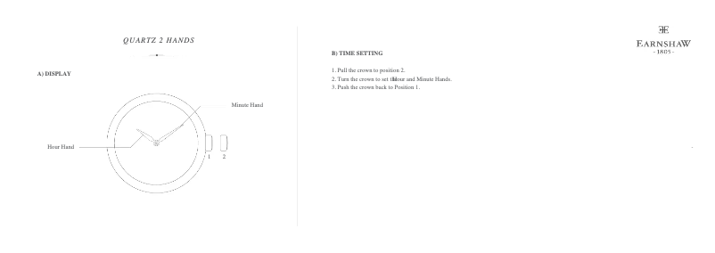 Page 1 de la notice Manuel utilisateur Earnshaw Charlotte ES-8067-03