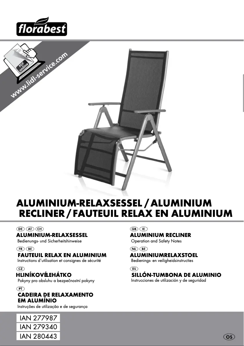 Page 1 de la notice Manuel utilisateur Florabest IAN 280443