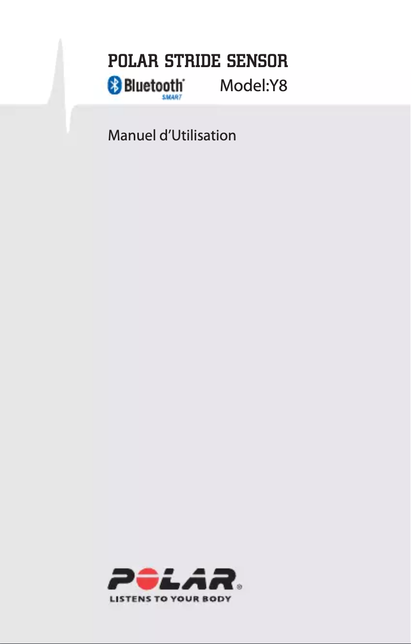 Página 1 del manual Manual de usuario Polar STRIDE SENSOR Y8