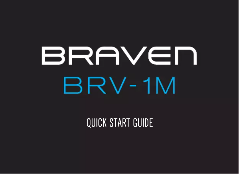 Página 1 del manual Manual de usuario Braven BRV-1M