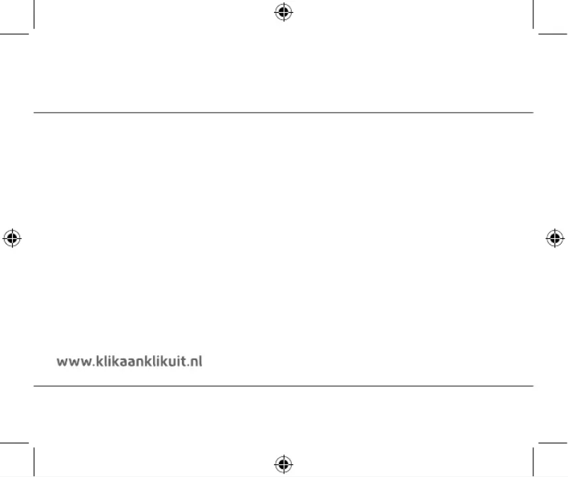 Página 1 del manual Manual de usuario KlikaanKlikuit OWH-003