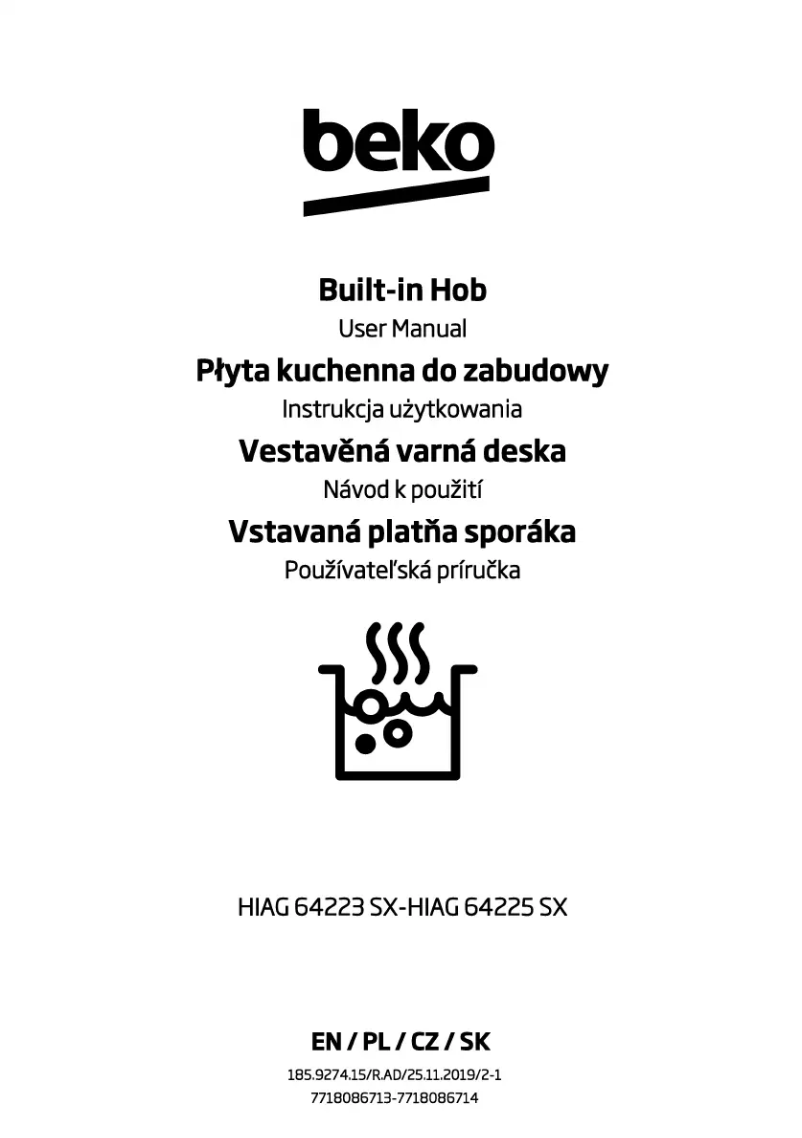 Image de la première page du manuel de l'appareil HIAG 64223 SX