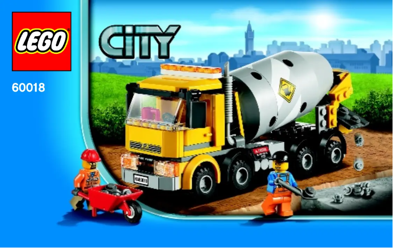 Page 1 de la notice Manuel utilisateur Lego Cement mixer