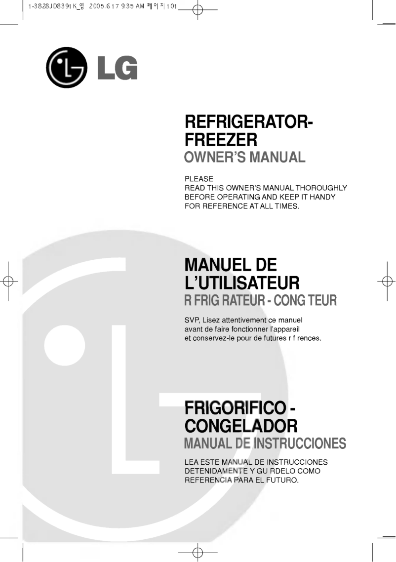 Image de la première page du manuel de l'appareil GR-292QVC