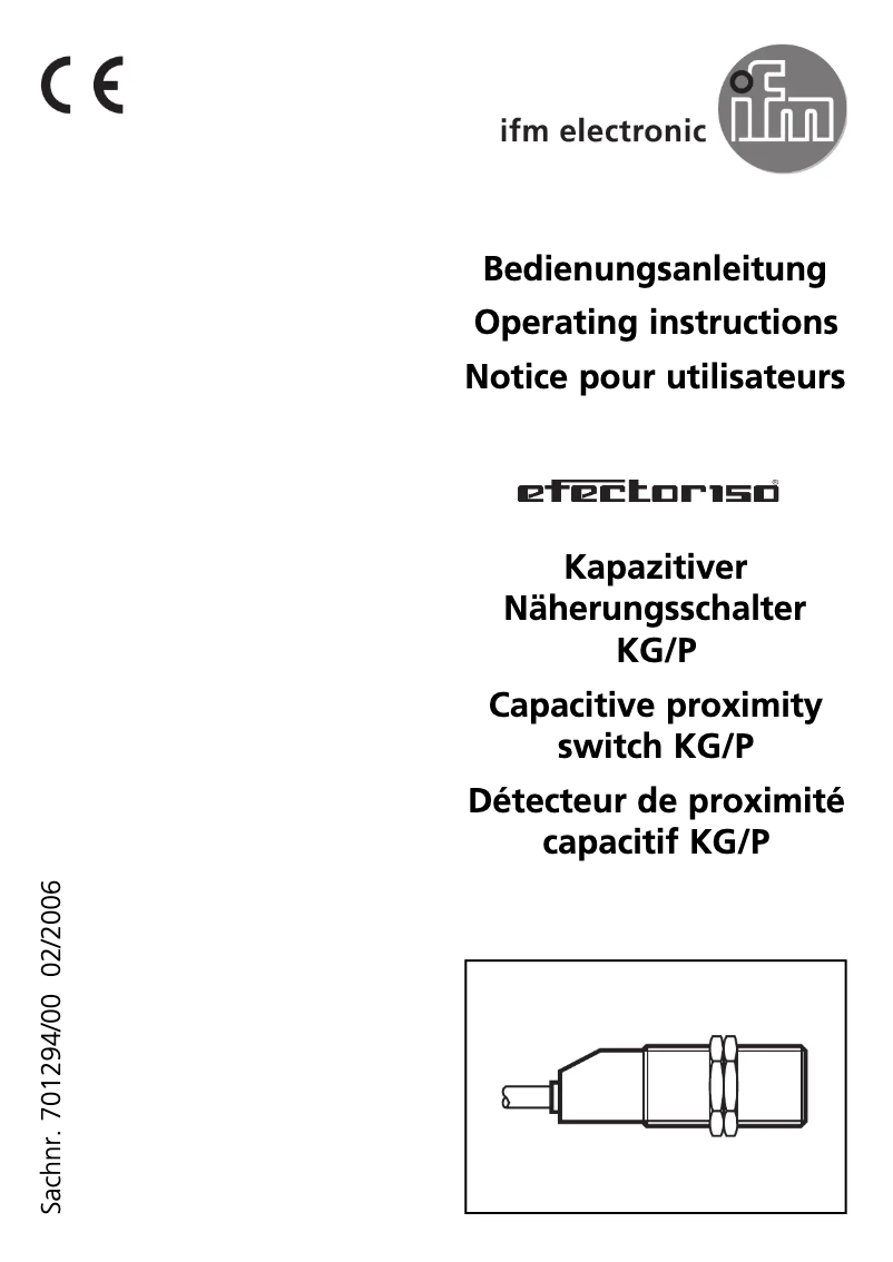 Image de la première page du manuel de l'appareil KG5025