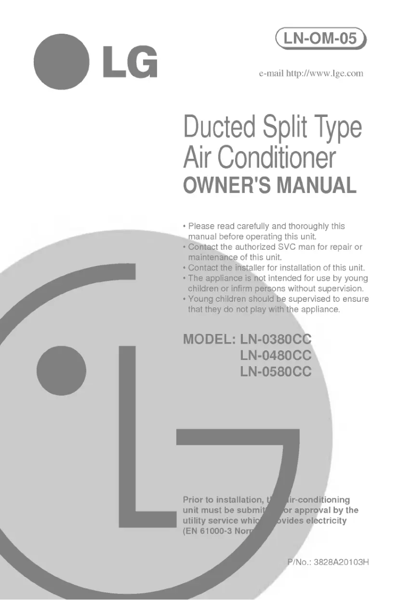 Página 1 del manual Manual de usuario LG LNN0580CC