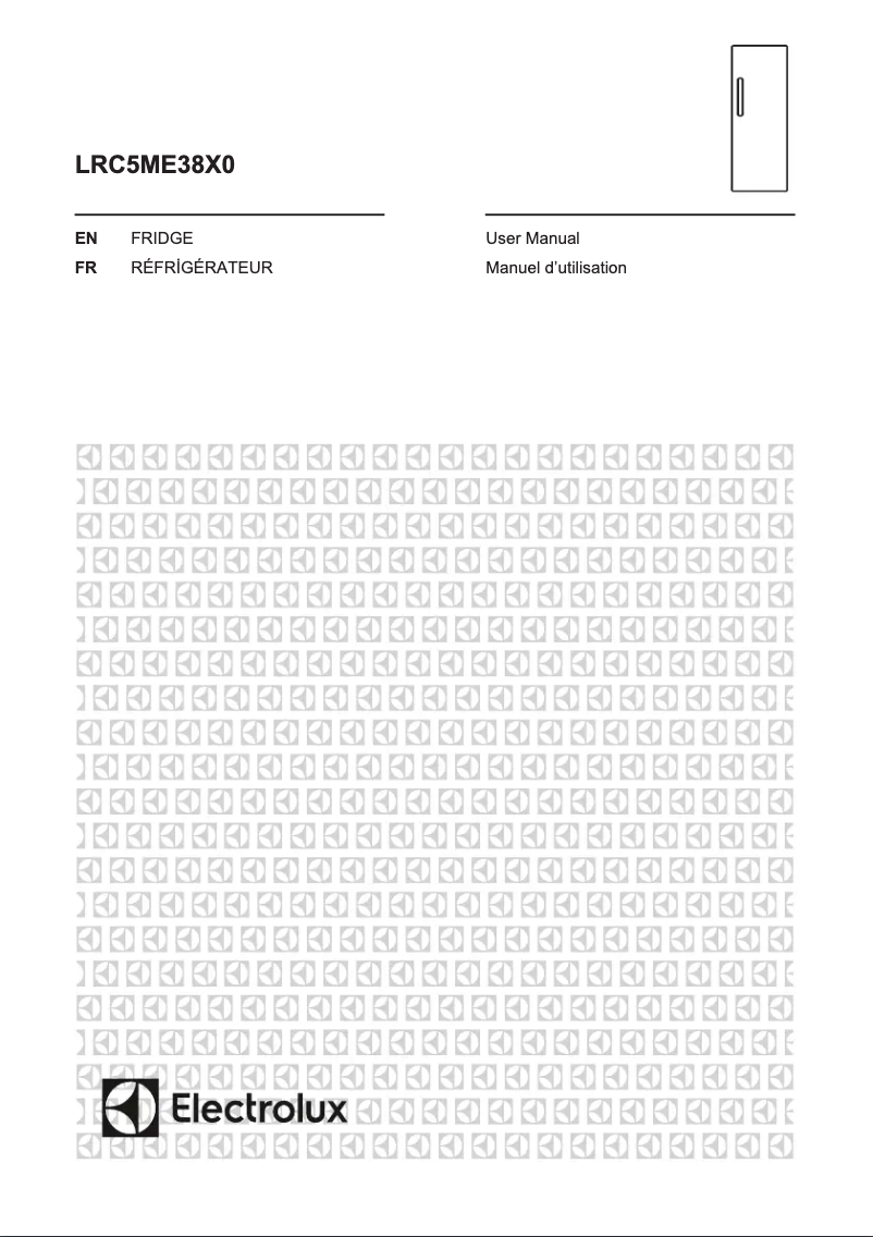 Image de la première page du manuel de l'appareil LRC5ME38X0