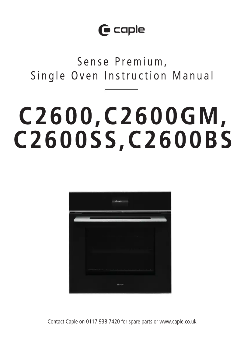 Image de la première page du manuel de l'appareil C2600