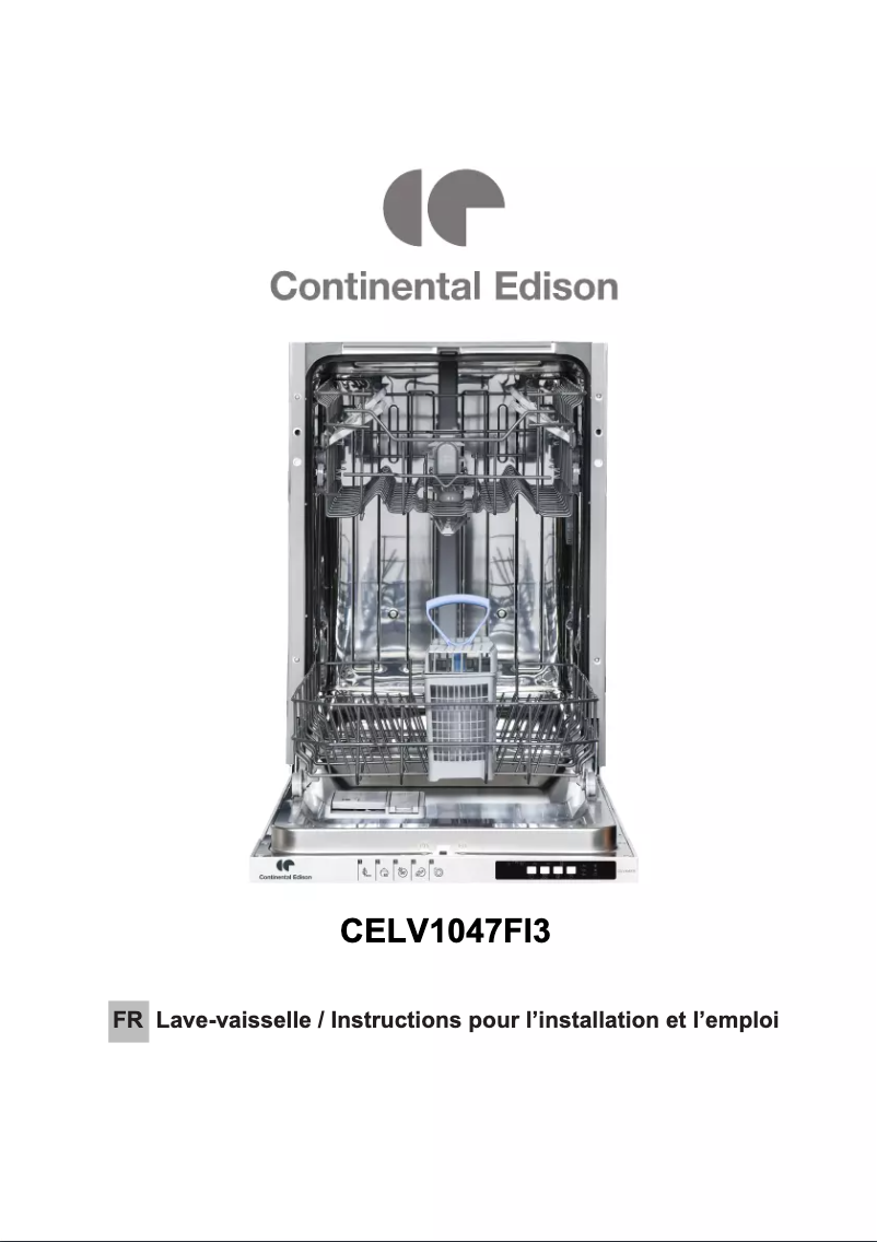 Page n°1 - Manuel utilisateur Continental Edison CELV1047FI3