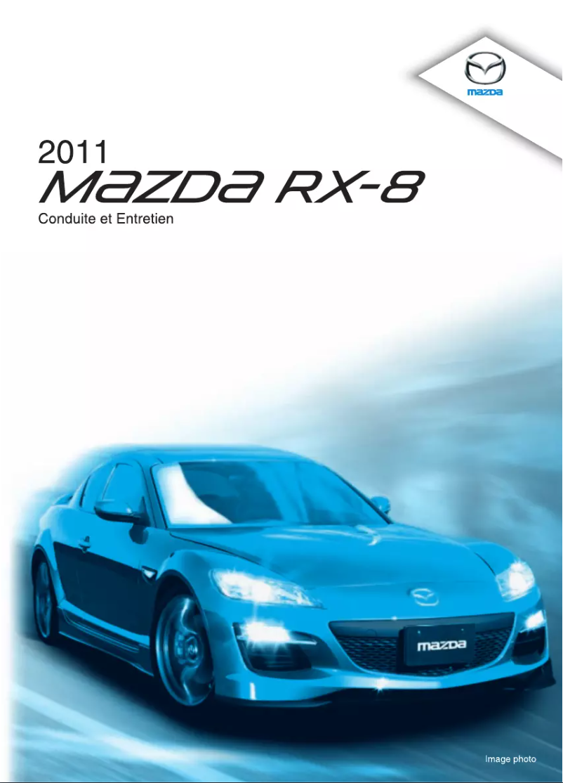 Page 1 de la notice Manuel utilisateur Mazda RX-8 (2011)