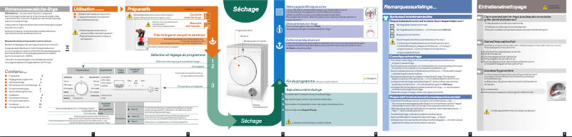 Page 1 de la notice Manuel utilisateur Siemens WT34V381FF