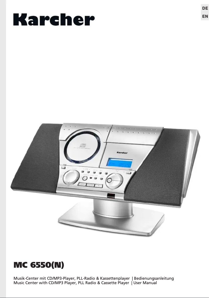 Image de la première page du manuel de l'appareil MC 6550