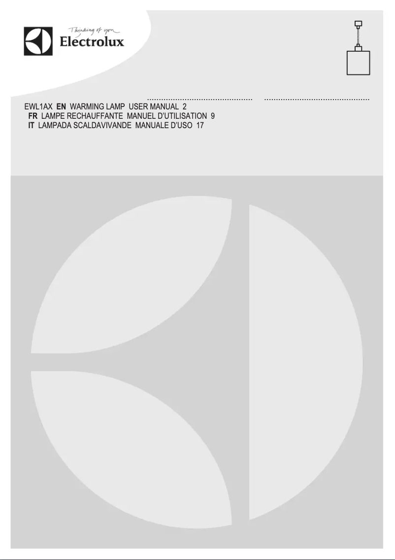 Página 1 del manual Manual de usuario Electrolux EWL1AX