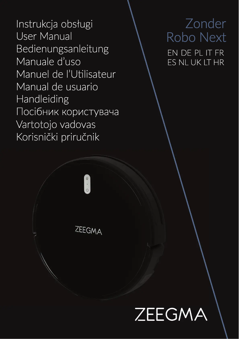 Page n°1 - Manuel utilisateur Zeegma Robo Next