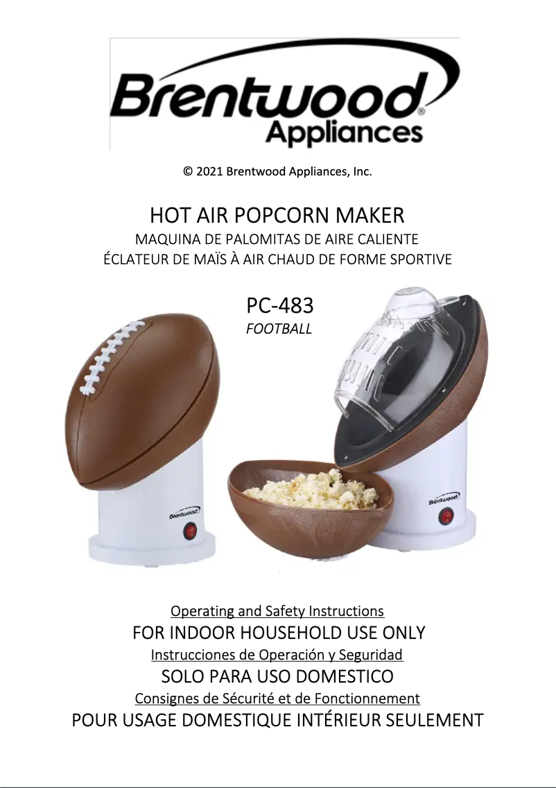 Image de la première page du manuel de l'appareil PC-483