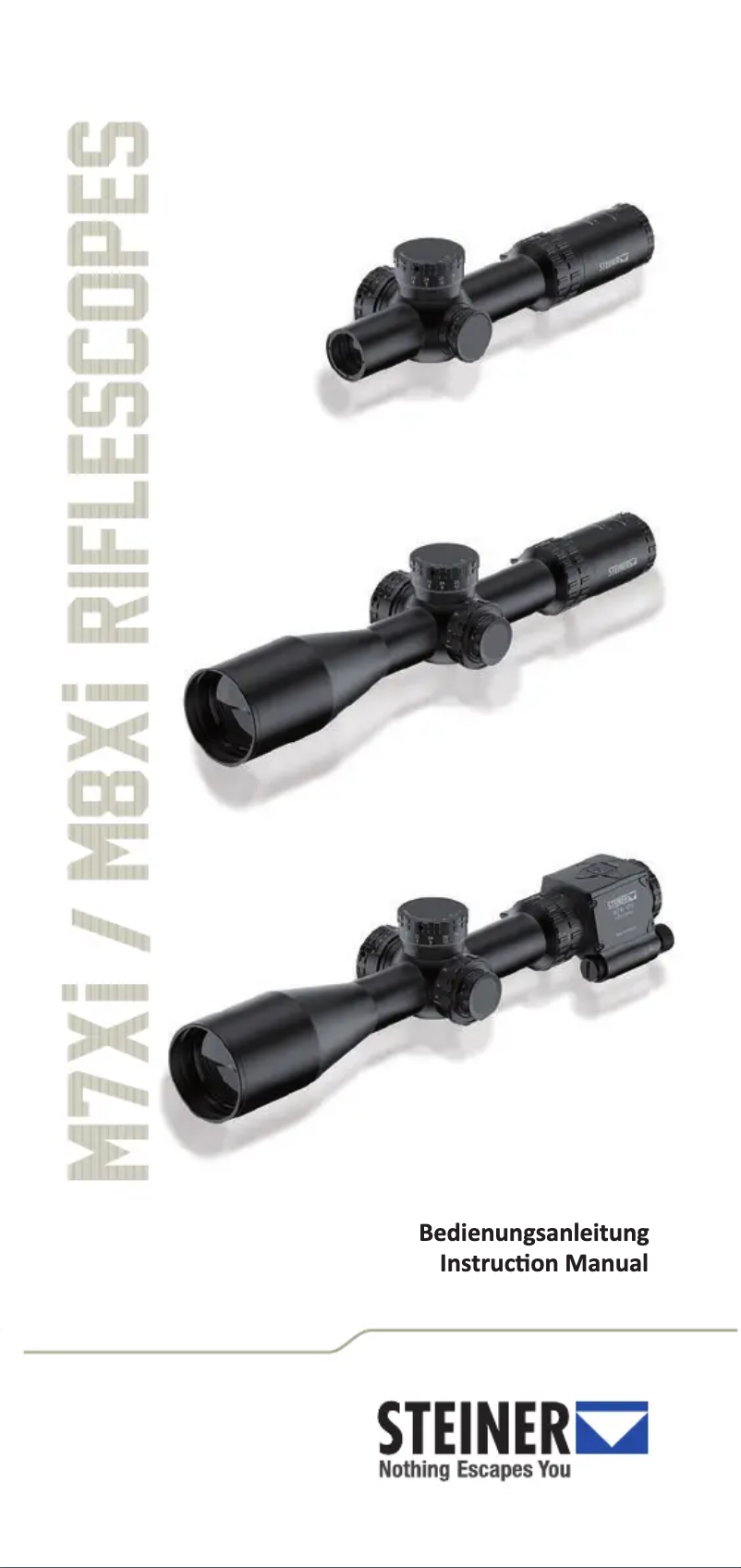 Image de la première page du manuel de l'appareil M7Xi 4-28x56