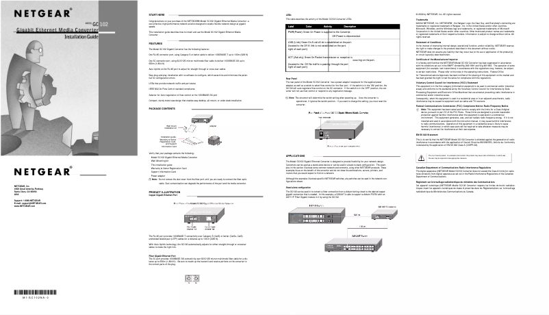 Image de la première page du manuel de l'appareil GC102
