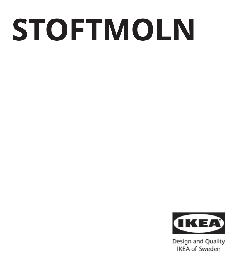 Page 1 de la notice Manuel utilisateur Ikea STOFTMOLN 205.107.79