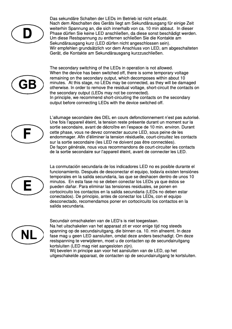 Page 1 de la notice Manuel utilisateur SLV 1005449