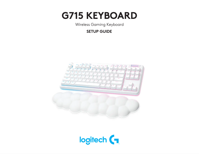 Page 1 de la notice Manuel utilisateur Logitech G715