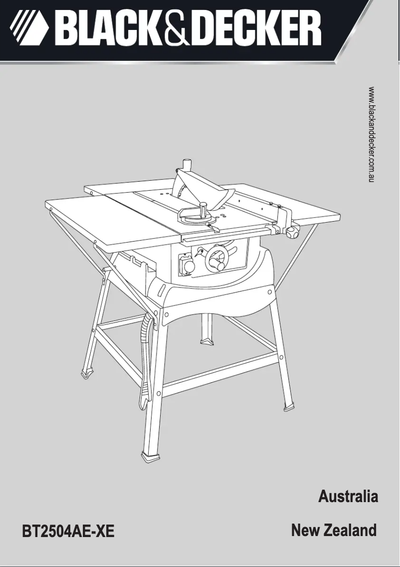 Page 1 de la notice Manuel utilisateur Black & Decker BT2504AE