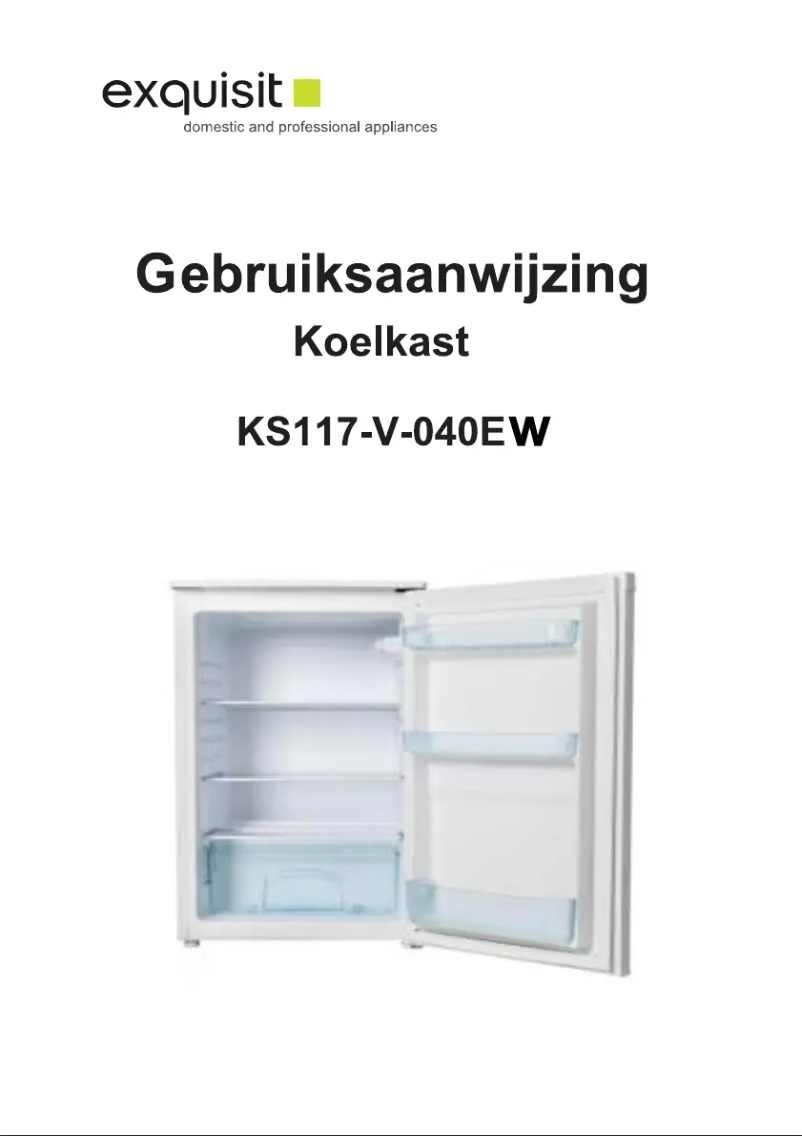 Image de la première page du manuel de l'appareil KS117-V-040E