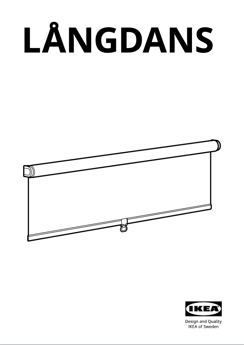 Página 1 del manual Manual de usuario Ikea LÅNGDANS 204.672.19