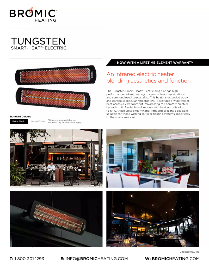 Page 1 de la notice Fiche technique Bromic BH0420030