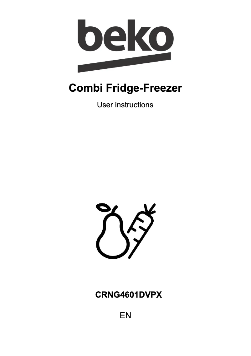 Image de la première page du manuel de l'appareil CRNG4601DVPX