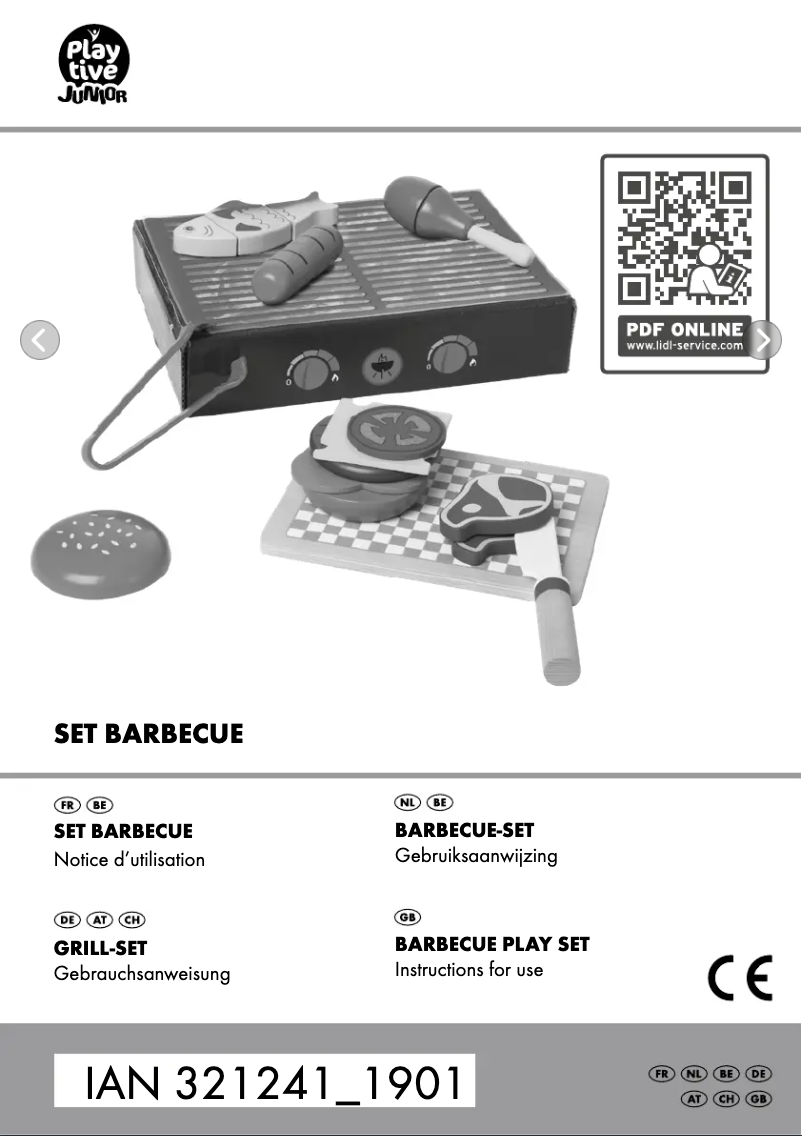 Page 1 de la notice Manuel utilisateur Playtive IAN 321241