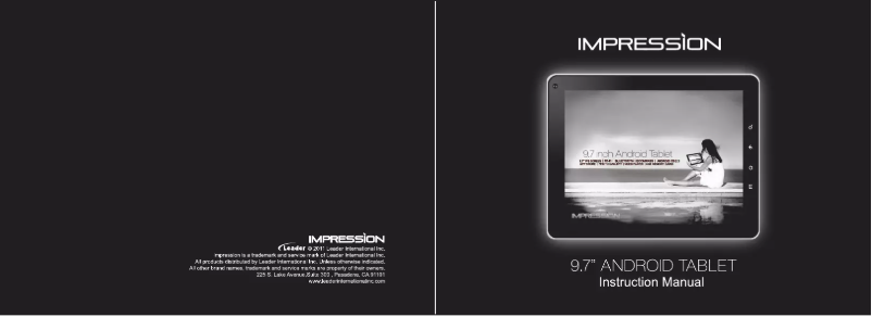 Image de la première page du manuel de l'appareil i10A-LE