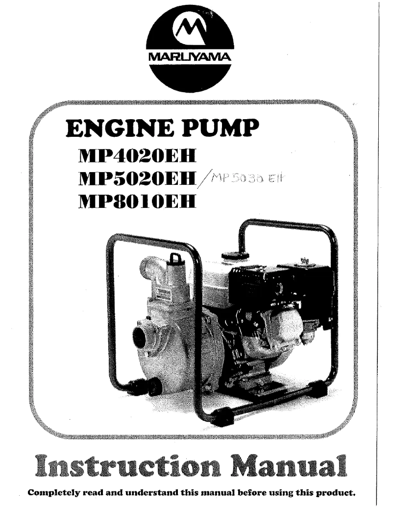 Image de la première page du manuel de l'appareil MP5030EH