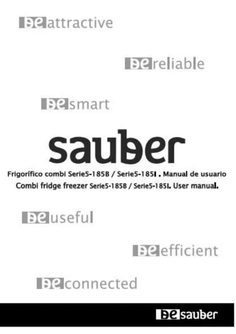 Page 1 de la notice Manuel utilisateur Sauber SERIE 5-185B