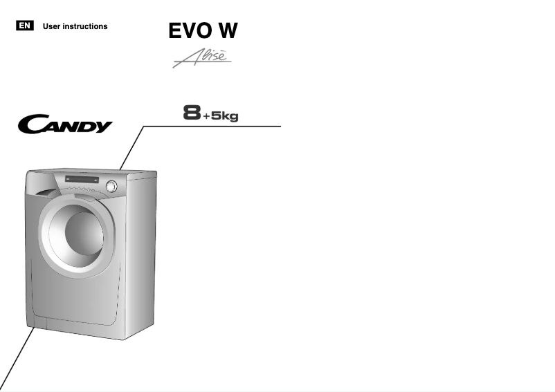 Image de la première page du manuel de l'appareil EVO W6853