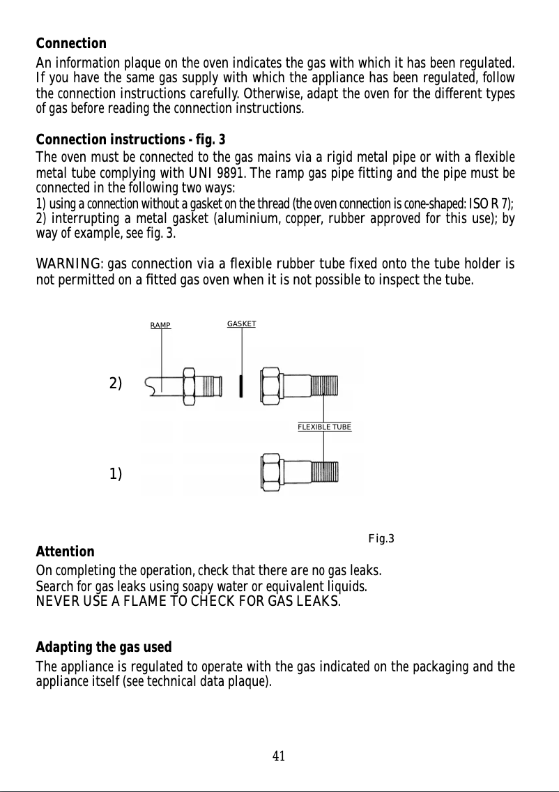 Image de la première page du manuel de l'appareil FO FPG 201 X