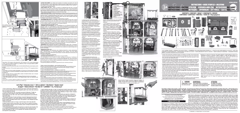 Page 1 de la notice Manuel utilisateur Mattel N7666