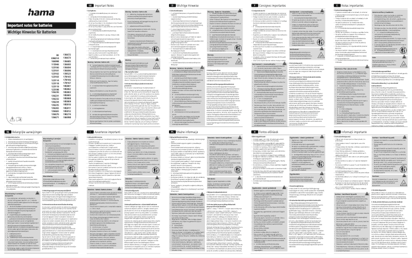 Page 1 de la notice Manuel utilisateur Hama Round Pro 185809