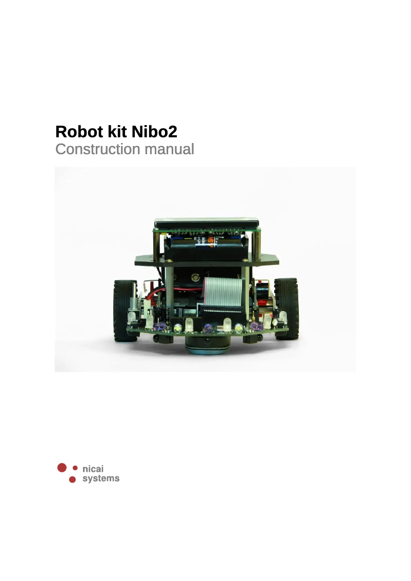 Page n°1 - Manuel utilisateur nicai systems Nibo2